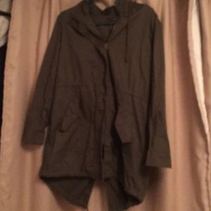 Olive green coat